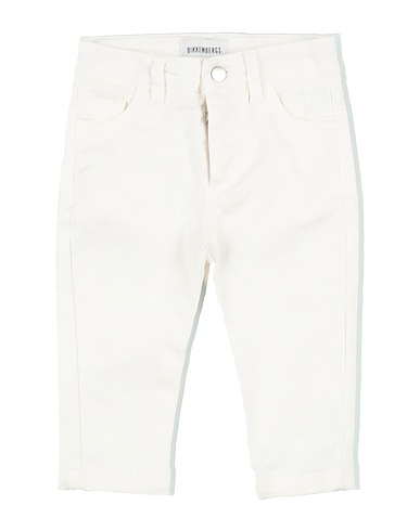 BIKKEMBERGS Casual pants White 97% Cotton, 3% Elastane