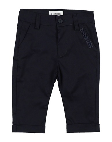BIKKEMBERGS Casual pants Midnight blue 97% Cotton, 3% Elastic fibres