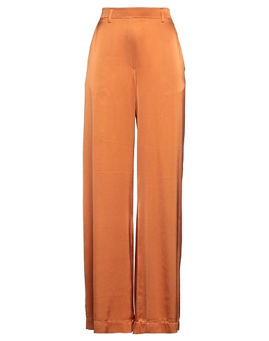 FORTE_FORTE Casual trouser Camel 96% Silk, 4% Elastane