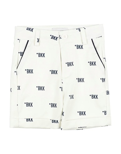 BIKKEMBERGS Shorts & Bermudas Off white 97% Baumwolle, 3% Elastische Fasern