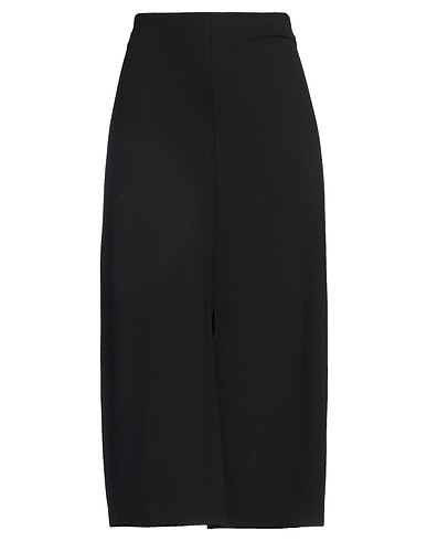 FILIPPA K Midi skirt Black 67% Viscose, 28% Polyamide, 5% Elastane