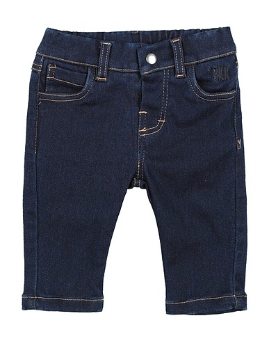 BIKKEMBERGS Denim trousers Blue 77% Cotton, 22% Polyester, 1% Elastic fibres