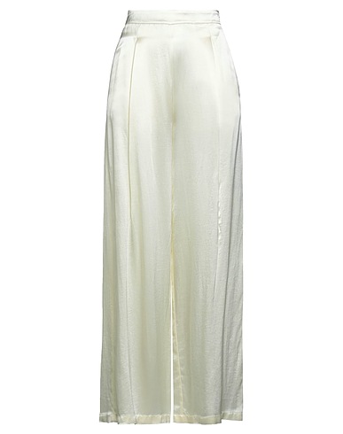 ERIKA CAVALLINI Pantalone Panna 58% Acetato, 42% Viscosa