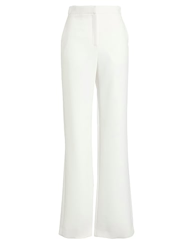 MÔNOT Casual trouser White 100% Polyester