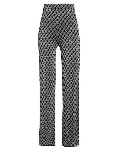ROBERTO COLLINA Casual trouser Black 74% Wool, 14% Metallized polyamide, 12% Nylon