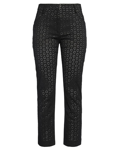 ROOM 52 Pantalone Nero 98% Cotone, 2% Elastan