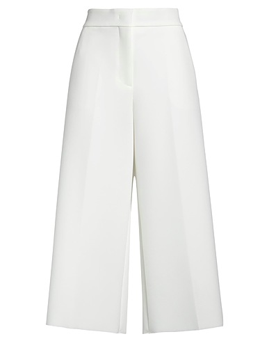 MSGM Casual pants White 84% Polyester, 10% Viscose, 6% Elastane