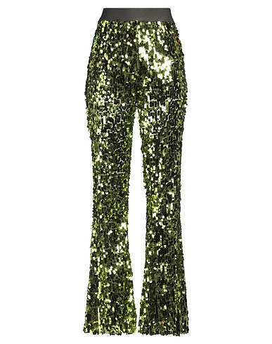 THE M.. Casual trouser Lime green 100% Polyester
