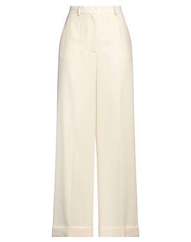 LORO PIANA Casual pants Ivory 100% Virgin Wool