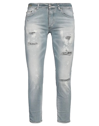DW DENIM WORLD Pantaloni jeans Grigio 94% Cotone, 4% PES, 2% Elastan