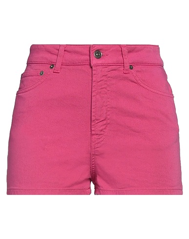 DONDUP Denim shorts Magenta 92% Cotton, 6% Elastomultiester, 2% Elastane