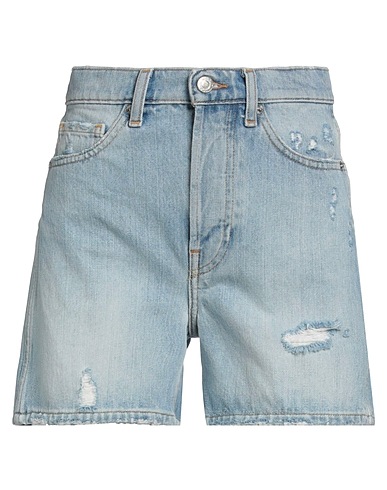 VICOLO Shorts Blau 100% Baumwolle