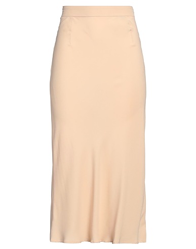 FEDERICA TOSI Midi-Rock Beige 69% Seide, 31% Acetat