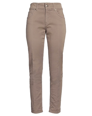 DONDUP Casual trouser Khaki 98% Cotton, 2% Elastane