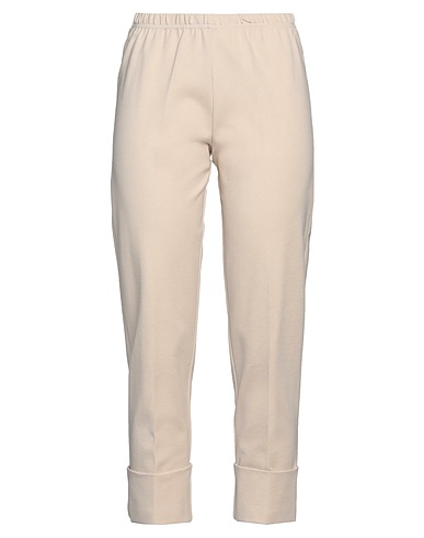 CORINNA CAON Pantalone Beige 65% Viscosa, 32% Nylon, 3% Elastan