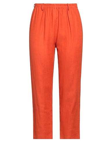 CRISTINA BONFANTI Casual trouser Rust 100% Linen
