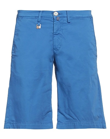 BARBATI Shorts & Bermuda Slate blue 98% Cotton, 2% Elastane