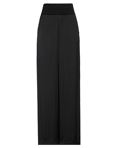 PIERANTONIO GASPARI Pantalone Nero 100% Poliestere, Viscosa