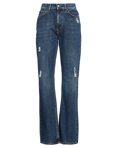 ROŸ ROGER'S Denim trousers Blue 100% Cotton