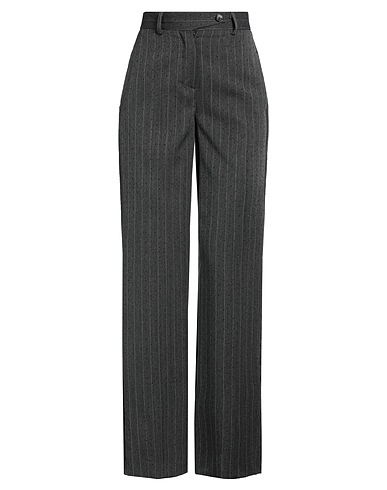 VICOLO BOTTOMWEAR Grey 87% Polyester, 10% Viscose, 3% Elastane