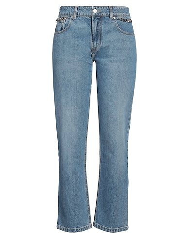 STELLA McCARTNEY Denim trousers Blue 100% Cotton, Polyester, Metal, Viscose, Polyurethane