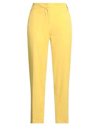 ICONA by KAOS Casual trouser Yellow 96% Polyester, 4% Elastane