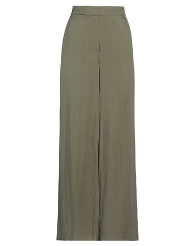 8PM Casual pants Military green 60% Viscose, 40% Linen