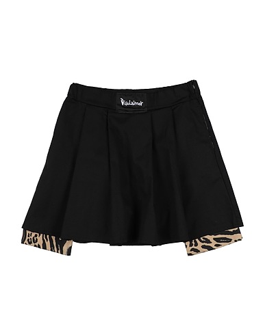 DISCLAIMER Skirt Black 98% Cotton, 2% Elastane