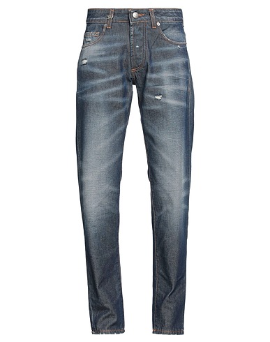 DW DENIM WORLD Pantaloni jeans Blu 98% Cotone, 2% Elastan