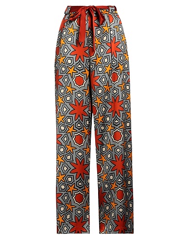 NIŪ Casual pants Grey 92% Silk, 8% Elastane, Cotton