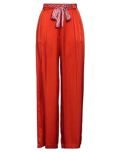 NIŪ Pantalone Ruggine 75% Acetato, 25% Seta, Cotone