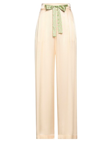 NIŪ Hosen Beige 75% Acetat, 25% Seide, Baumwolle