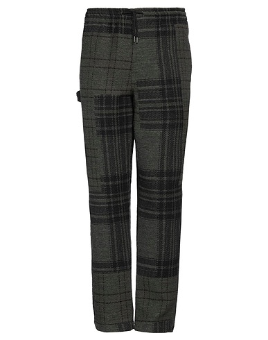 EAT DUST Pantalone Verde militare 50% Cotone, 20% Lana, 15% Poliestere, 10% Acrilico, 5% Altre Fibre