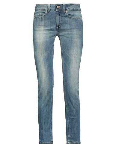 DONDUP Denim trousers Blue 89% Cotton, 11% Elastomultiester