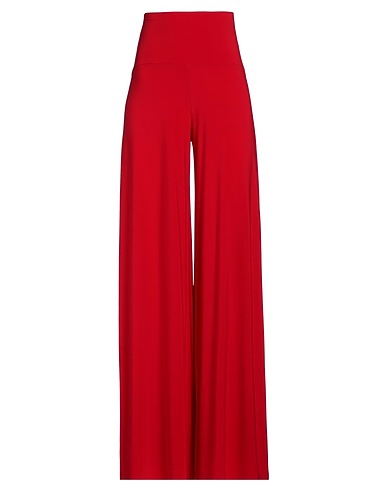 NORMA KAMALI Casual pants Red 95% Polyester, 5% Elastane