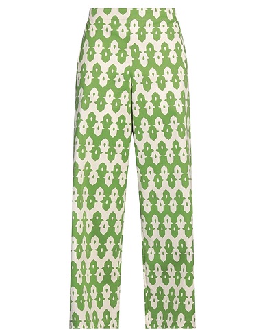 NIŪ Casual trouser Green 97% Cotton, 3% Elastane
