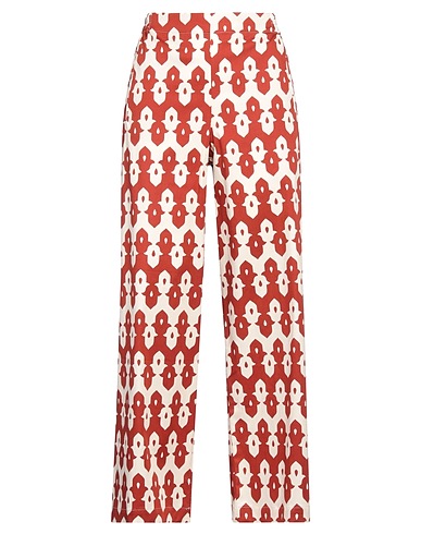 NIŪ Casual trouser Brick red 97% Cotton, 3% Elastane