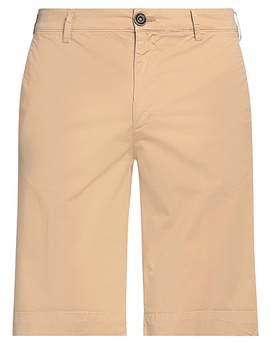 CLARK Shorts et Bermudas Beige 98% Coton, 2% Élasthanne