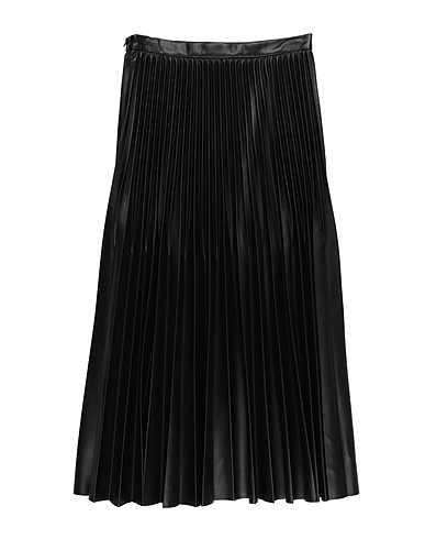 SUNCOO Midi skirt Black 100% Recycled polyester, Polyurethane