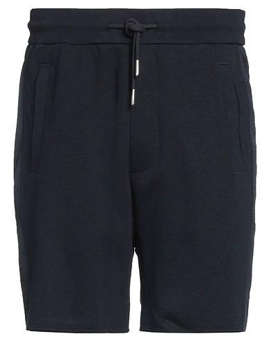 ARMANI EXCHANGE Shorts & Bermuda Navy blue 64% Cotton, 36% Polyester, Elastane