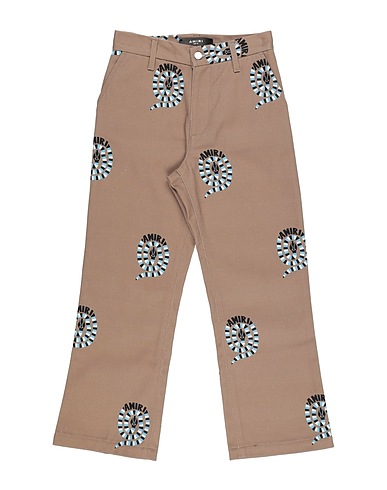AMIRI Pantalone Khaki 100% Cotone