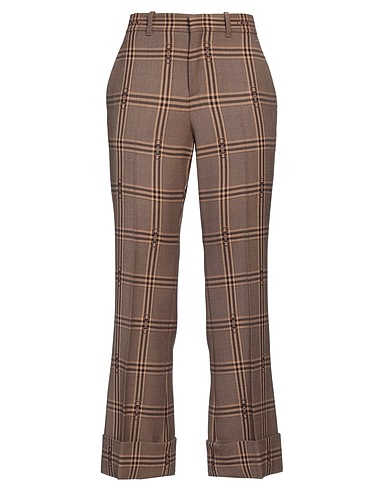 GUCCI Casual pants Dark brown 100% Wool
