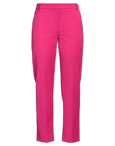 EMME by MARELLA Casual trouser Fuchsia 63% Polyester, 30% Viscose, 7% Elastane