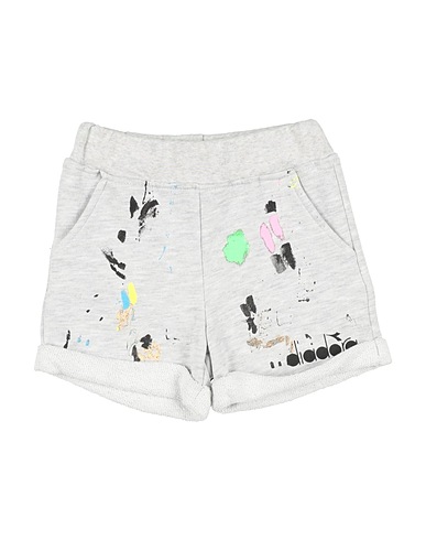 DIADORA Shorts & Bermudas Hellgrau 100% Baumwolle