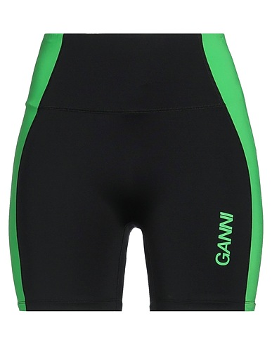 GANNI Shorts & Bermudas Schwarz 75% Recyceltes Polyamid, 25% Elastan