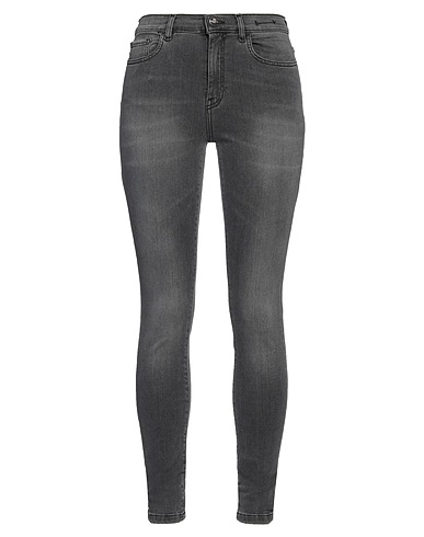 MARELLA Denim trousers Grey 46% Cotton, 36% Lyocell, 9% Modal, 7% Elastomultiester, 2% Elastane