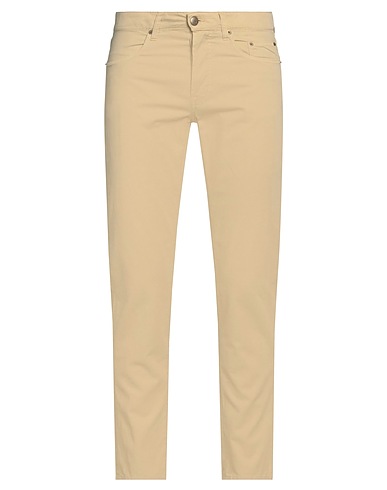 SIVIGLIA Casual trouser Beige 70% Cotton, 28% Linen, 2% Elastane
