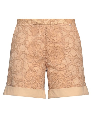 ACTITUDE by TWINSET Shorts & Bermuda Camel 100% Polyester, Cotton
