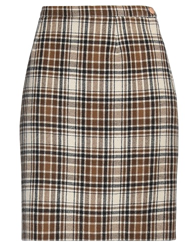 CHLOÉ Mini skirt Khaki 100% Wool