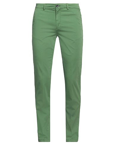 MANUEL RITZ Pantalone Verde 98% Cotone, 2% Elastan